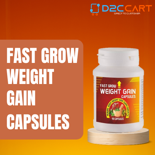 Fast Grow Weight Gain Maximum Strength Capsules For Men & Women