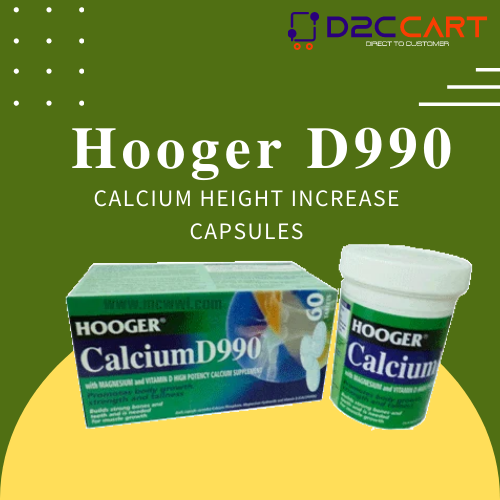 Hooger D990 Calcium Height Increase Capsules